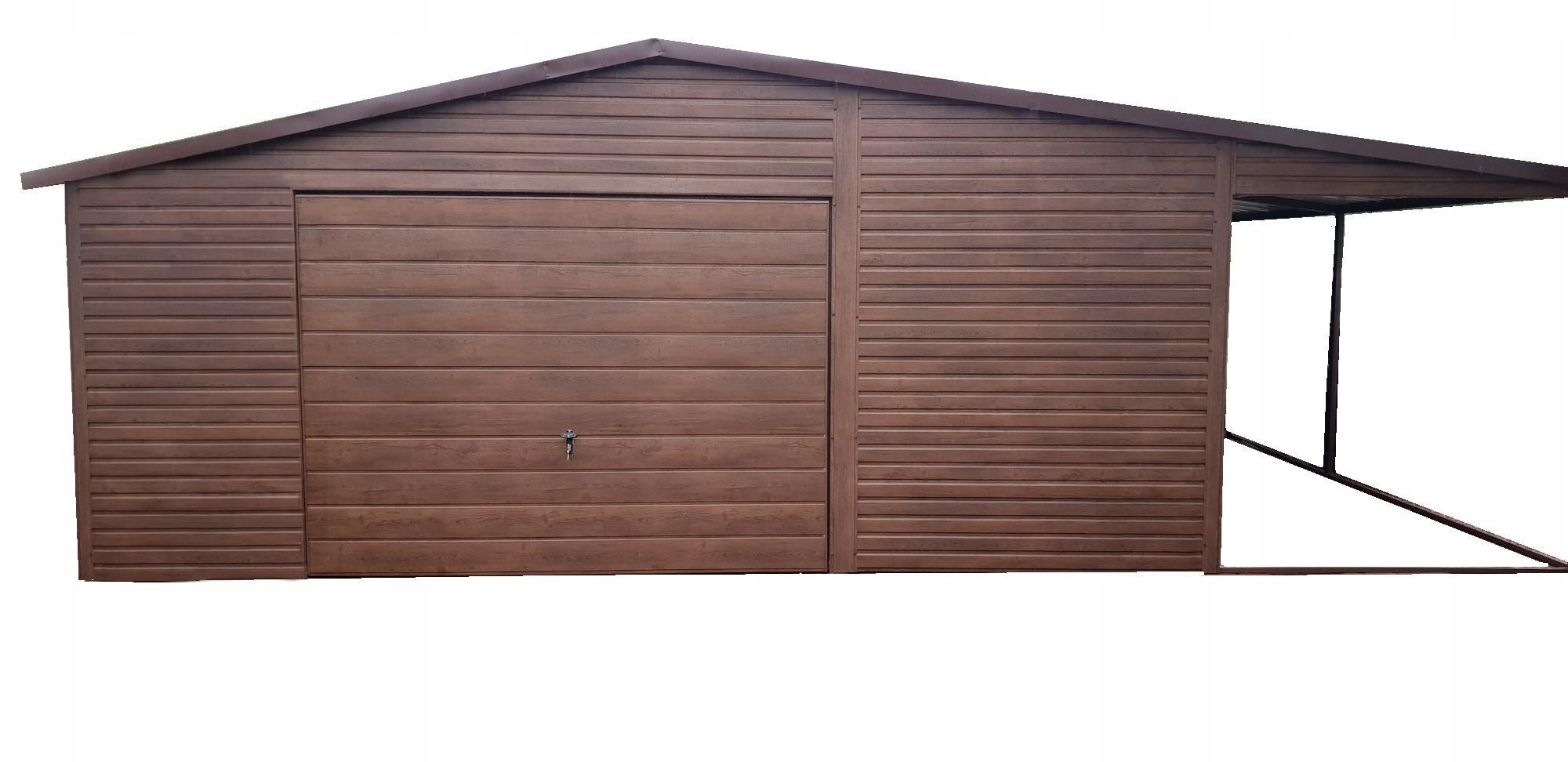 GARAZ BLASZANY GARAŻE BLASZANE BLASZAK BLASZAKI Długość 6 m