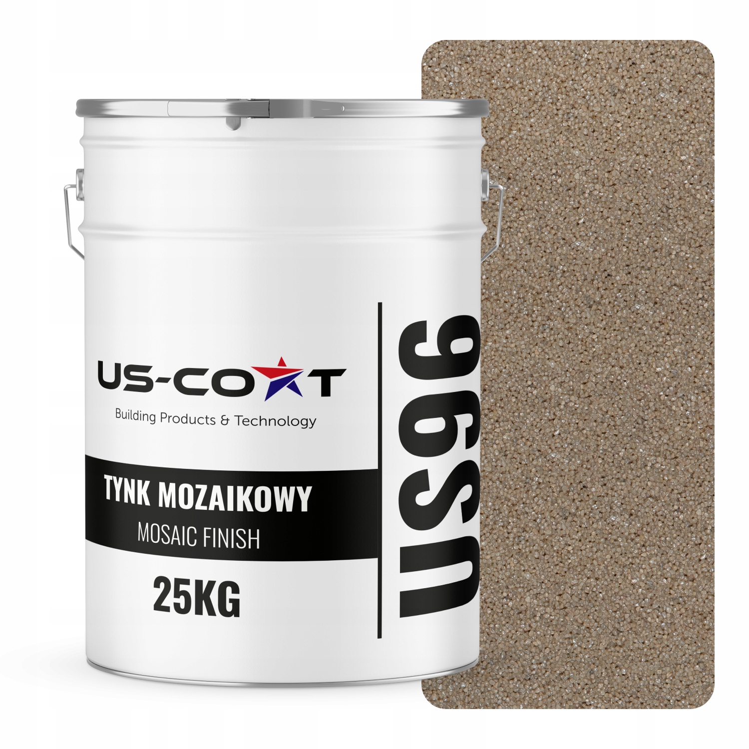 Mozaiková Omietka Mozaika 25 Kg Hnedá Svetlá M91 Ozdobná Živicová Fasáda