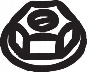 10x NAKRĘTKA KOLEKTORA WYDECHOWEGO 258-047 BOSAL Producent części Bosal