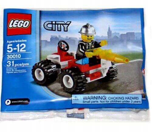 Lego City komendant straży pożarnej 30010 unikatowy zestaw polybag Nowy