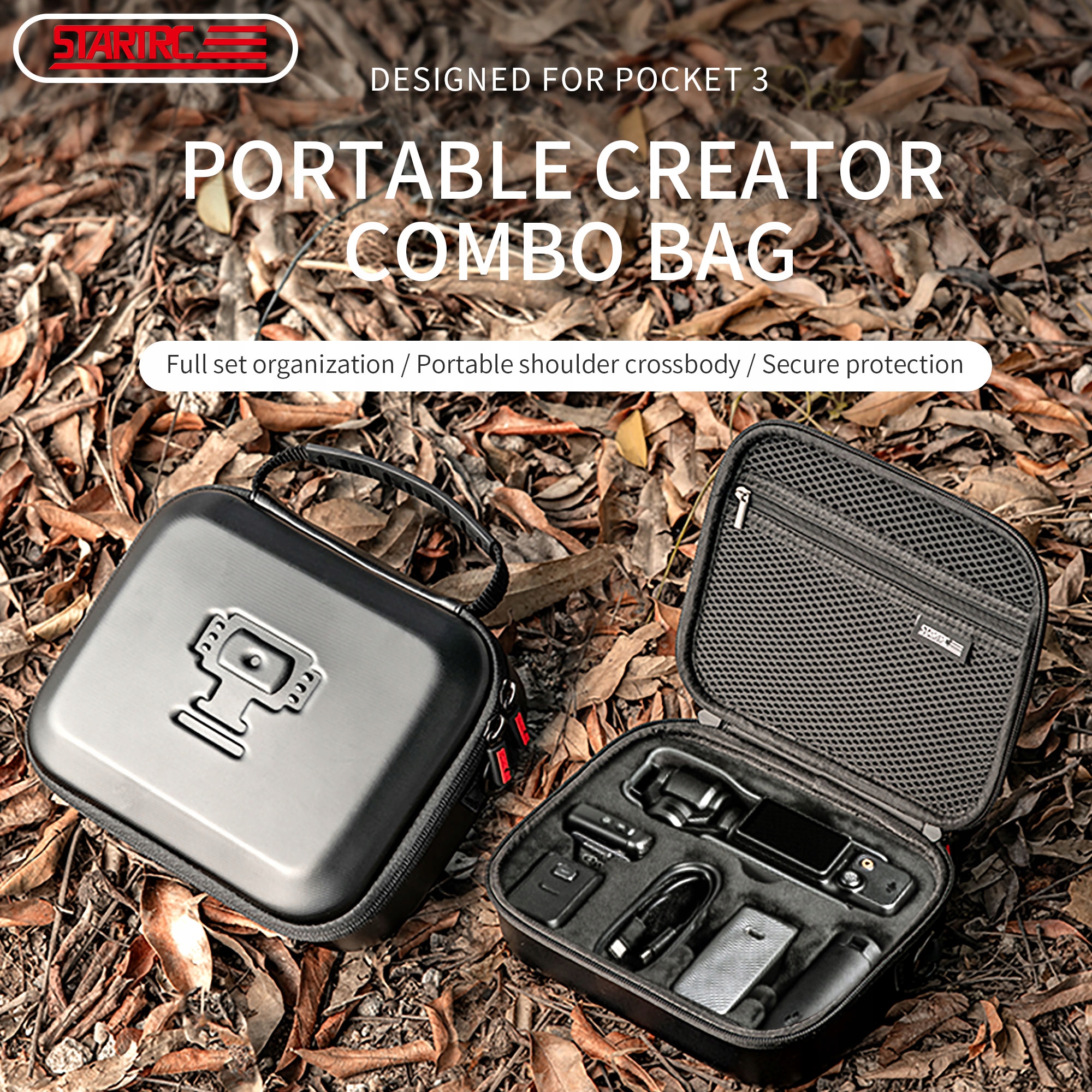 PRZENOŚNY ETUI DO WODOODPORNEJ TORBY DJI OSMO POCKET 3 CREATOR COMBO Marka STARTRC