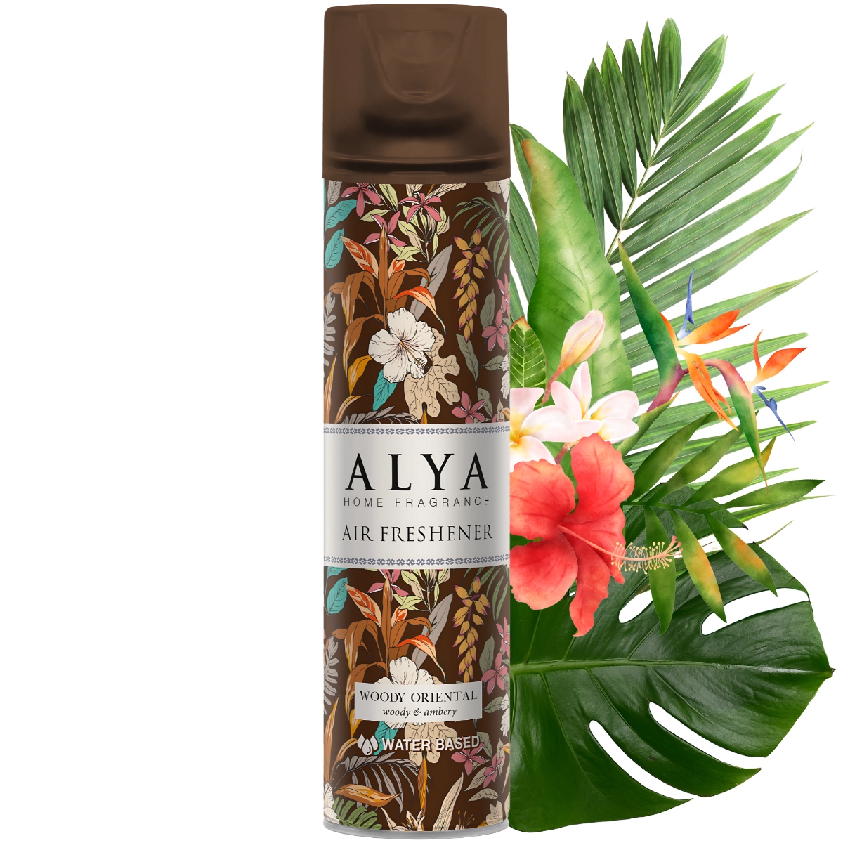 Levně 8 x Alya Osvěžovač ve spreji Woody Oriental 300 ml