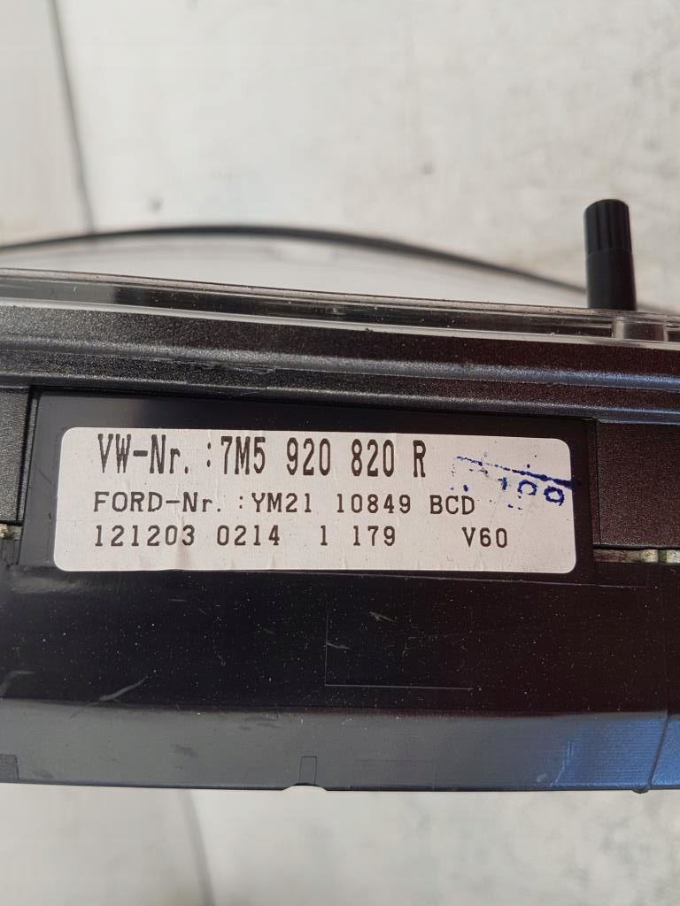 спидометр часы FORD GALAXY MK2 2.8 V6 7M5920820R