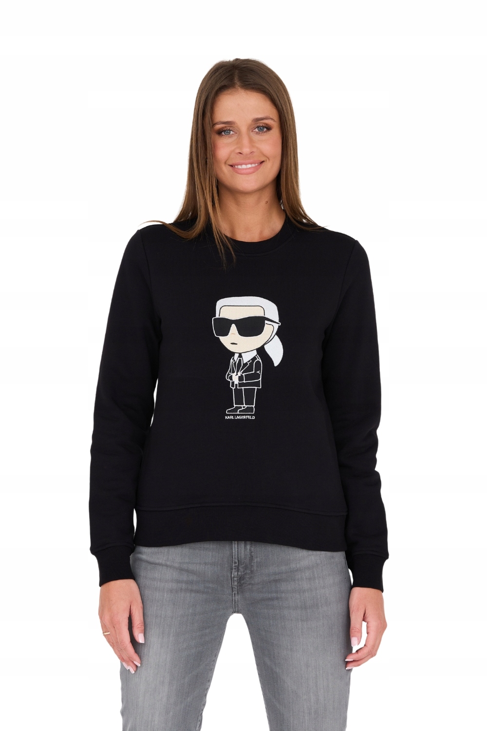 Karl Lagerfeld Černá mikina Ikonik 2.0 S