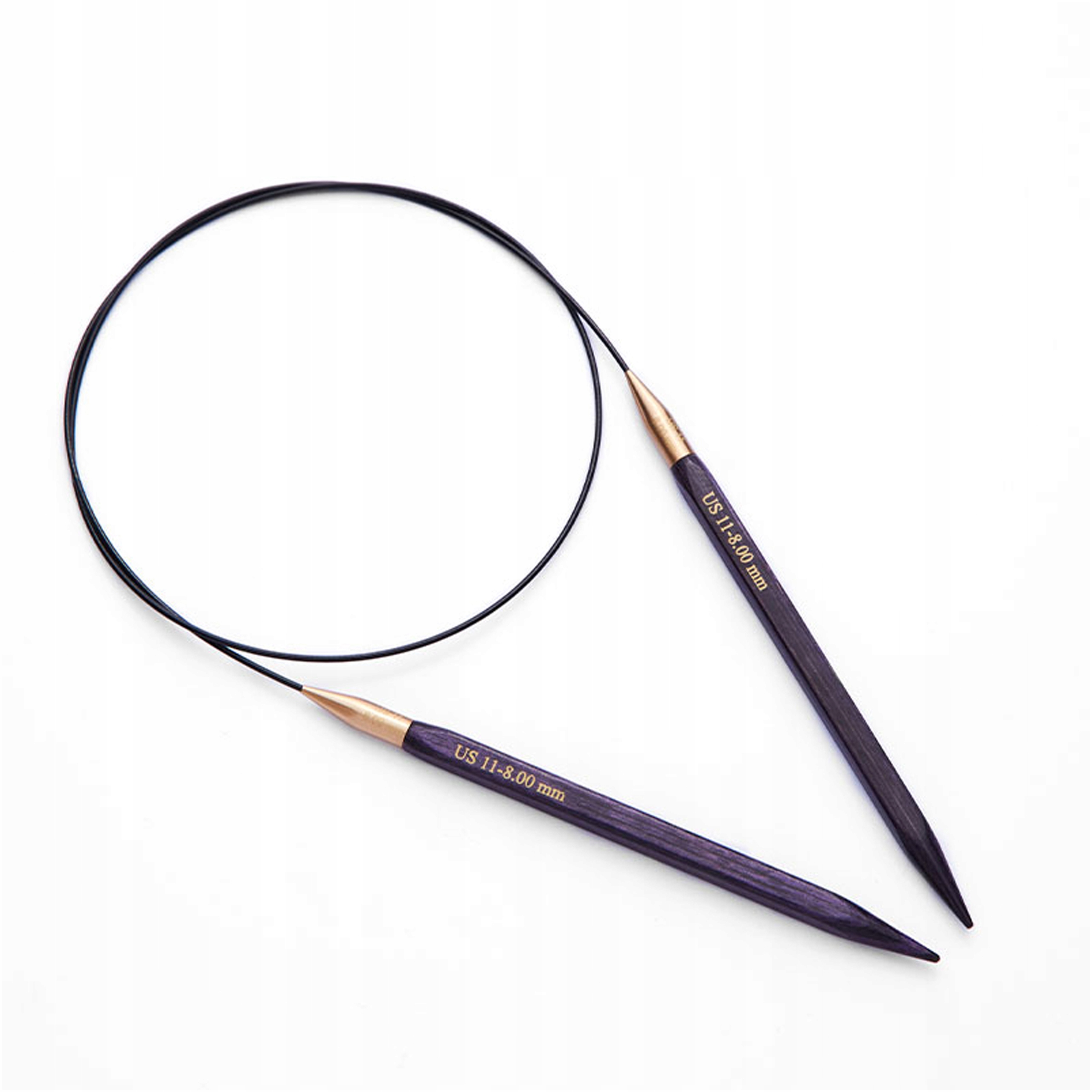 dřevěné dráty na vlasci 80 8,00 Knitpro Jadore