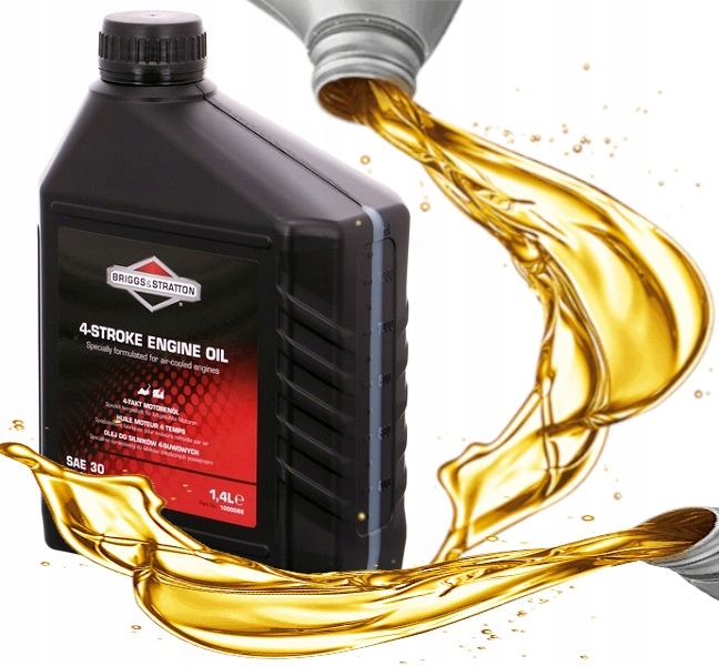 ZESTAW SERWISOWY BRIGGS&STRATTON OLEJ DO KOSIARKI 4-SUW SAE30 1,4L + FILTRY Kod producenta 100006E.8625