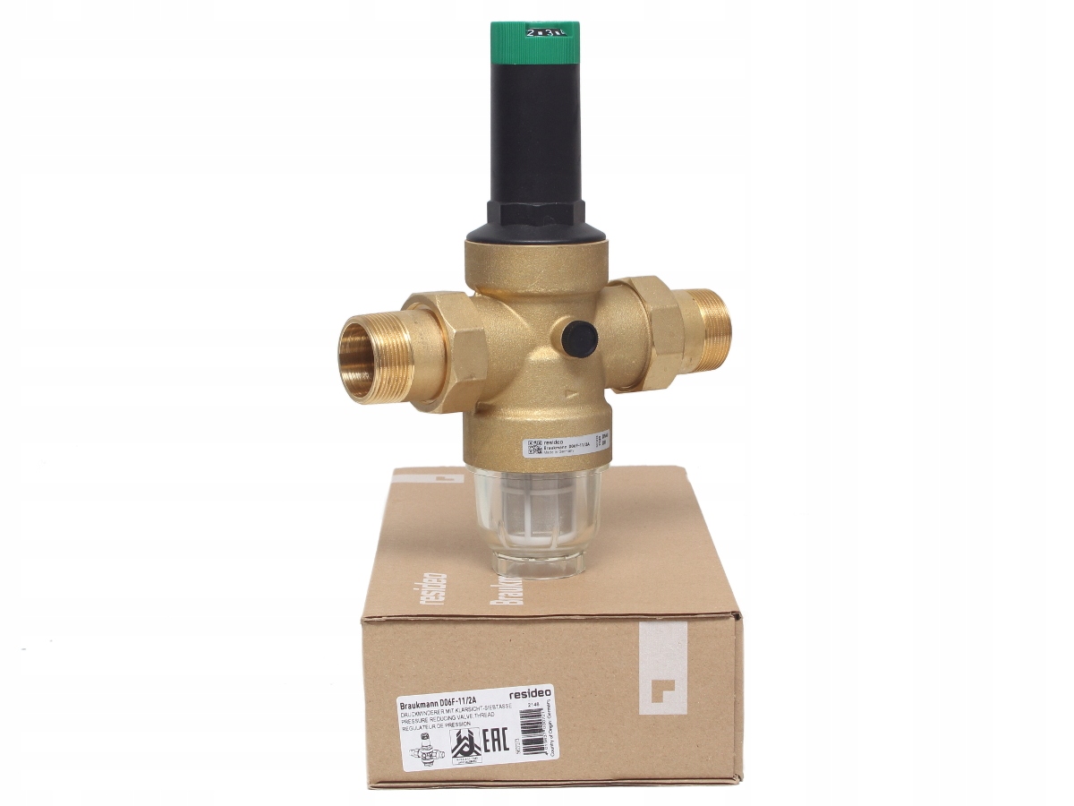 Regulátor tlaku D06F 6/4 Braukmann Resideo reduktor