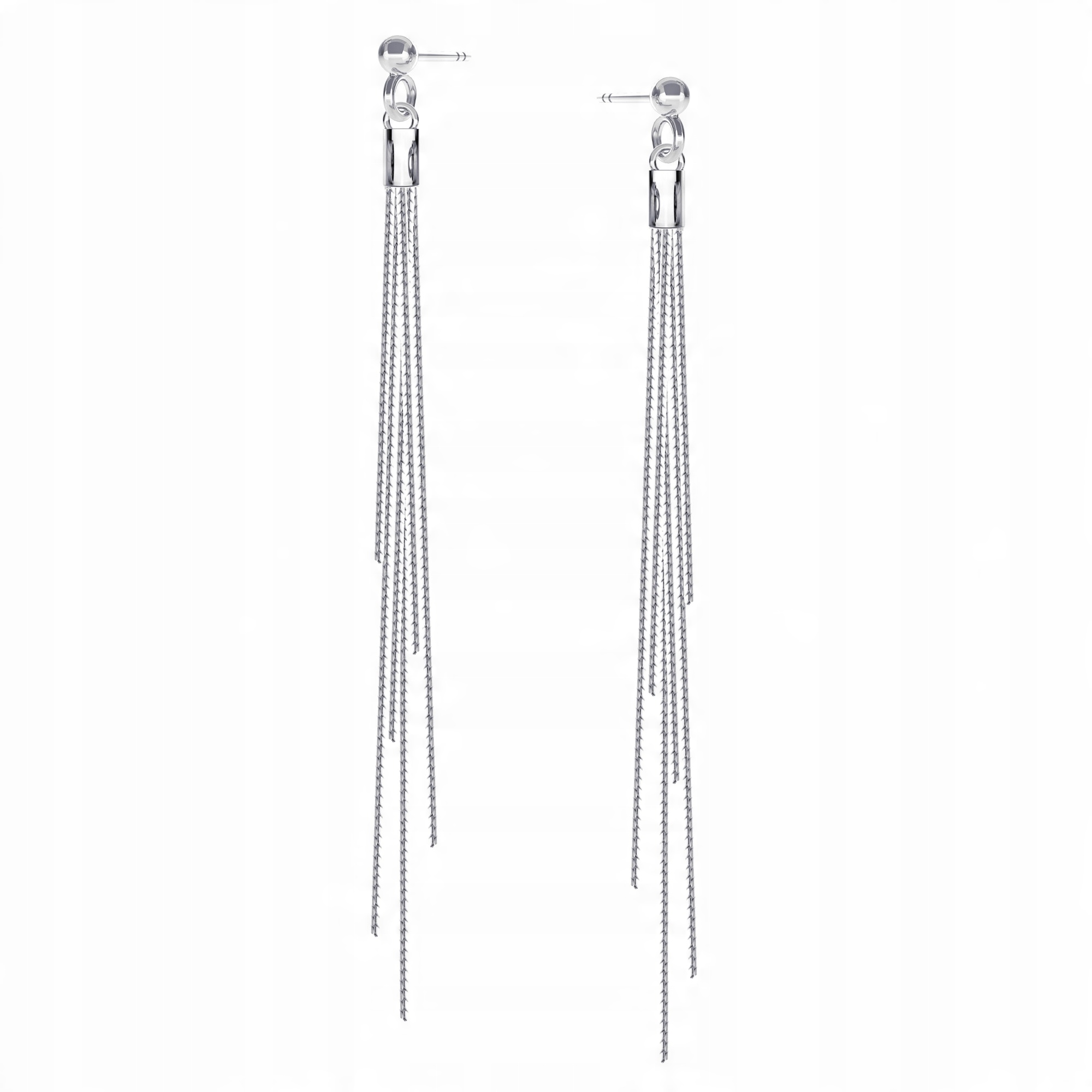 

Długie 10 cm Kolczyki Srebrne srebro925