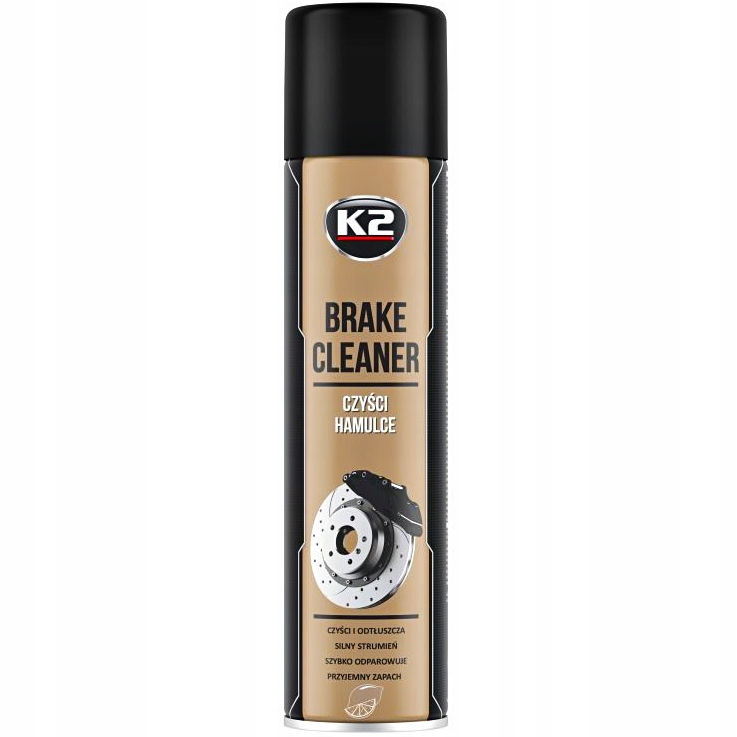 K2 Brake Cleaner Zmywacz Do Hamulców Tarcz Hamulcowych 600 ML Odtłuszczacz