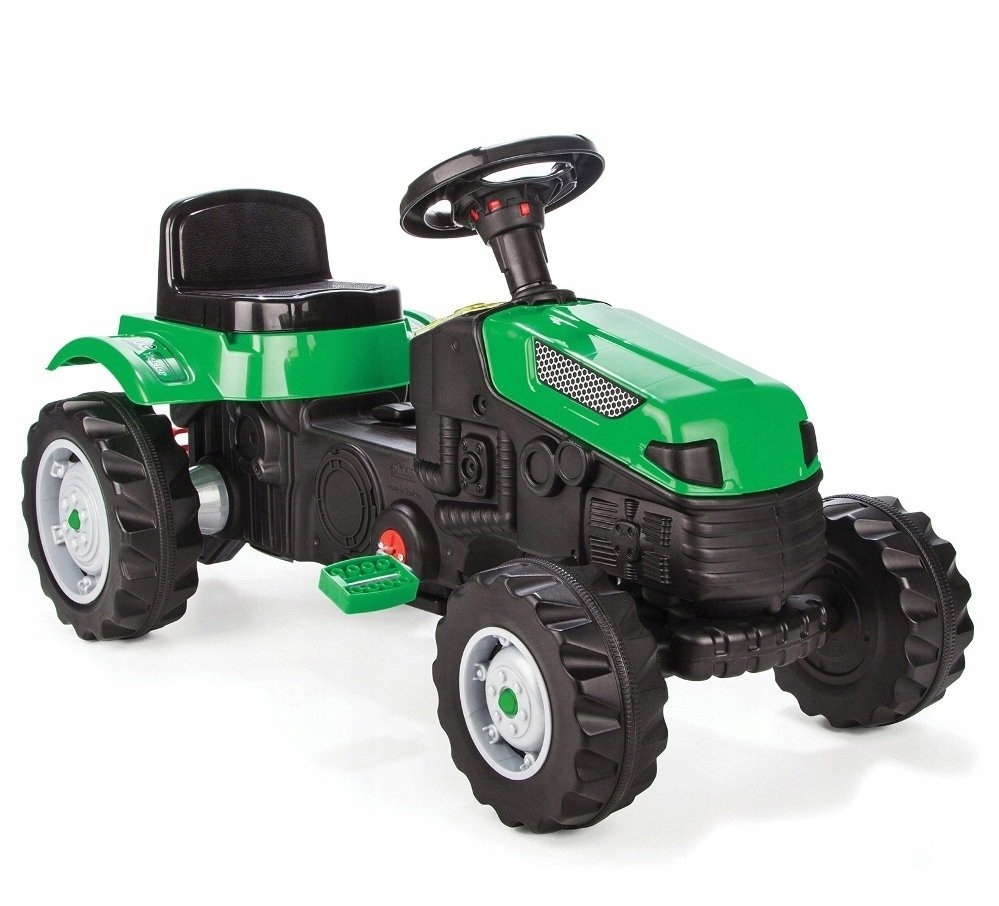 OGROMNY TRAKTOR NA PEDAŁY Z PRZYCZEPĄ143cm PILSAN Marka bez marki