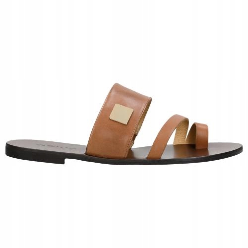 

Buty Wojas Klapki damskie skóra jasny brąz r. 36
