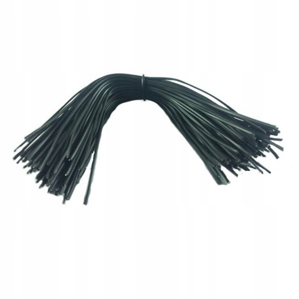 Drut Wiązałkowy Do Kabli 100SZT. 15cm Czarny