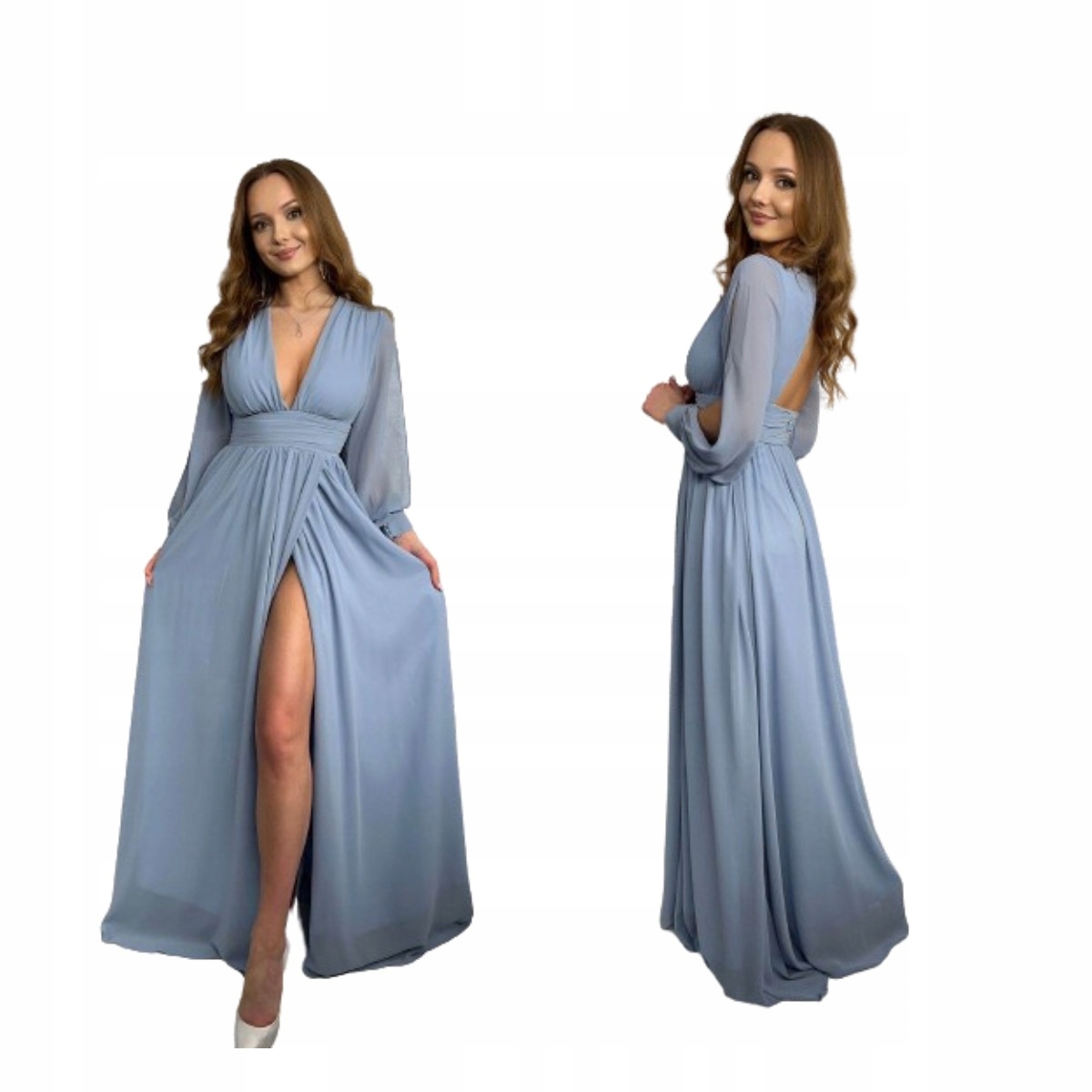 Šaty Maxi S Rozparkem A Rukávkem Gloria Jeansová 38