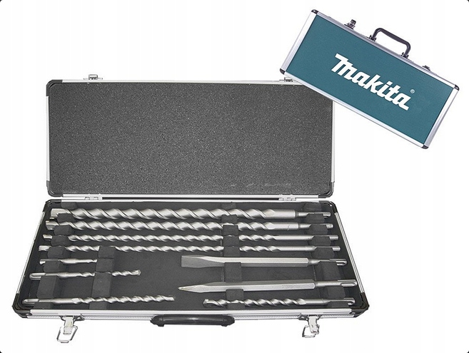 Zestaw Wierteł i Dłut SDS-Plus 10 Sztuk Makita D-42385