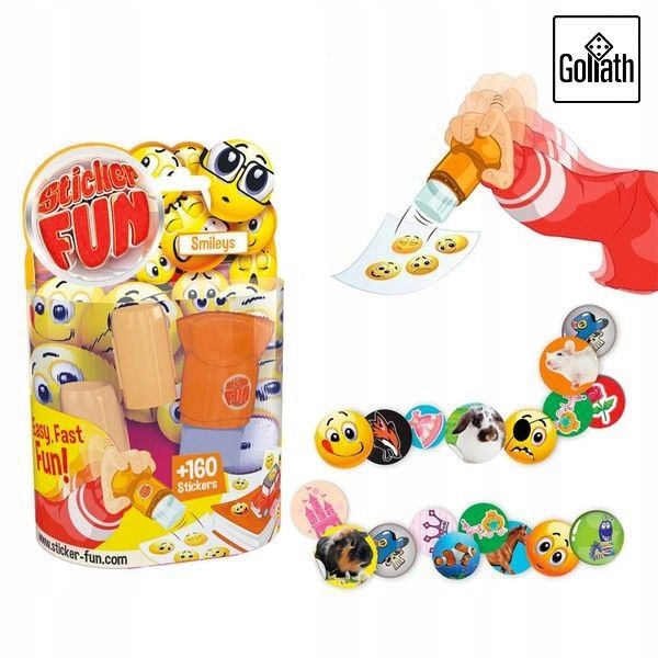 

Sticker Fun Emotki Stempelek 160 naklejek Emoji