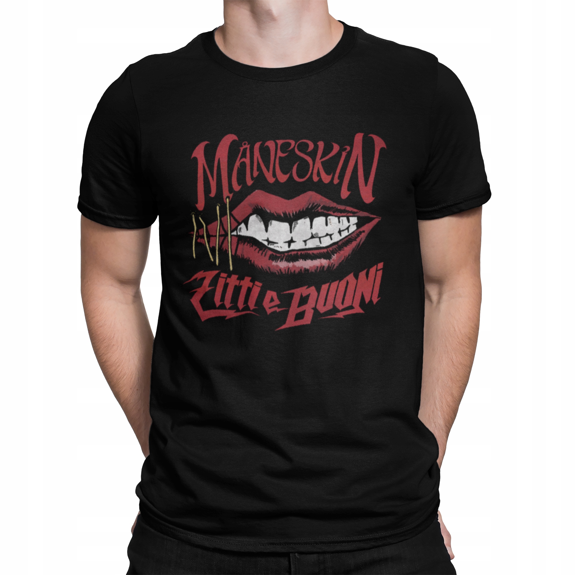 

Maneskin Męska Koszulka T-Shirt 7 Wzorów 5XL