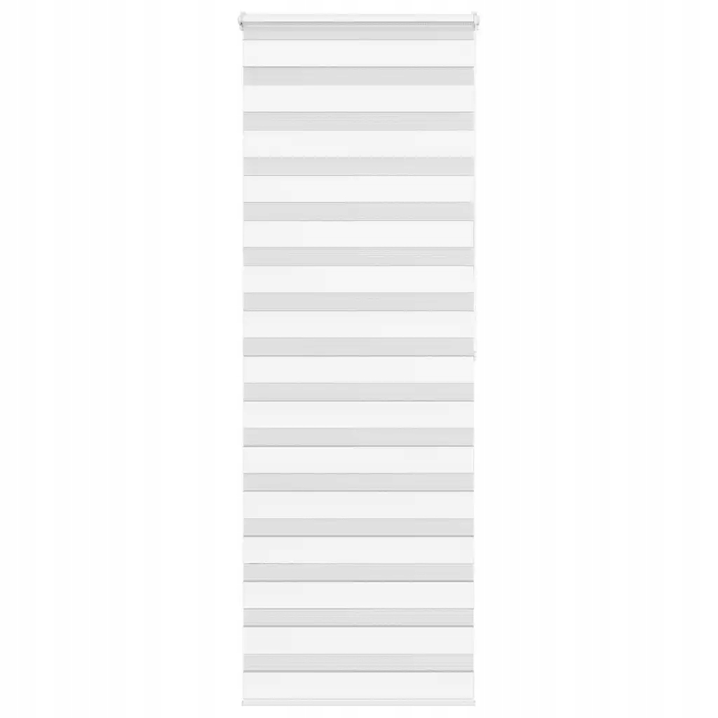 Zebra roleta bílá 75x200 cm šířka látky 70,9 cm polyester Bílá 4014776