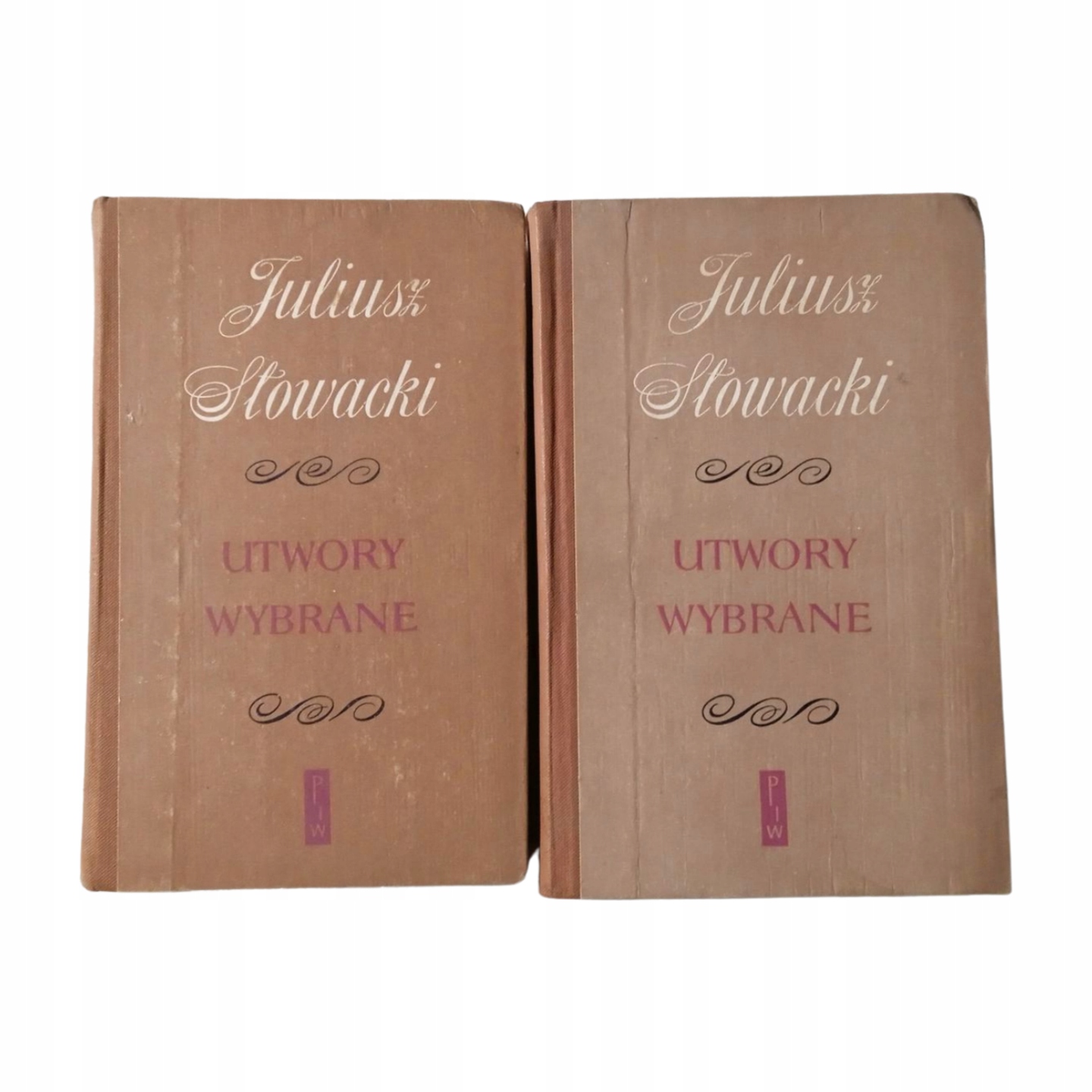 UTWORY WYBRANE - 2 TOMY. JULIUSZ SŁOWACKI. 1969 r.