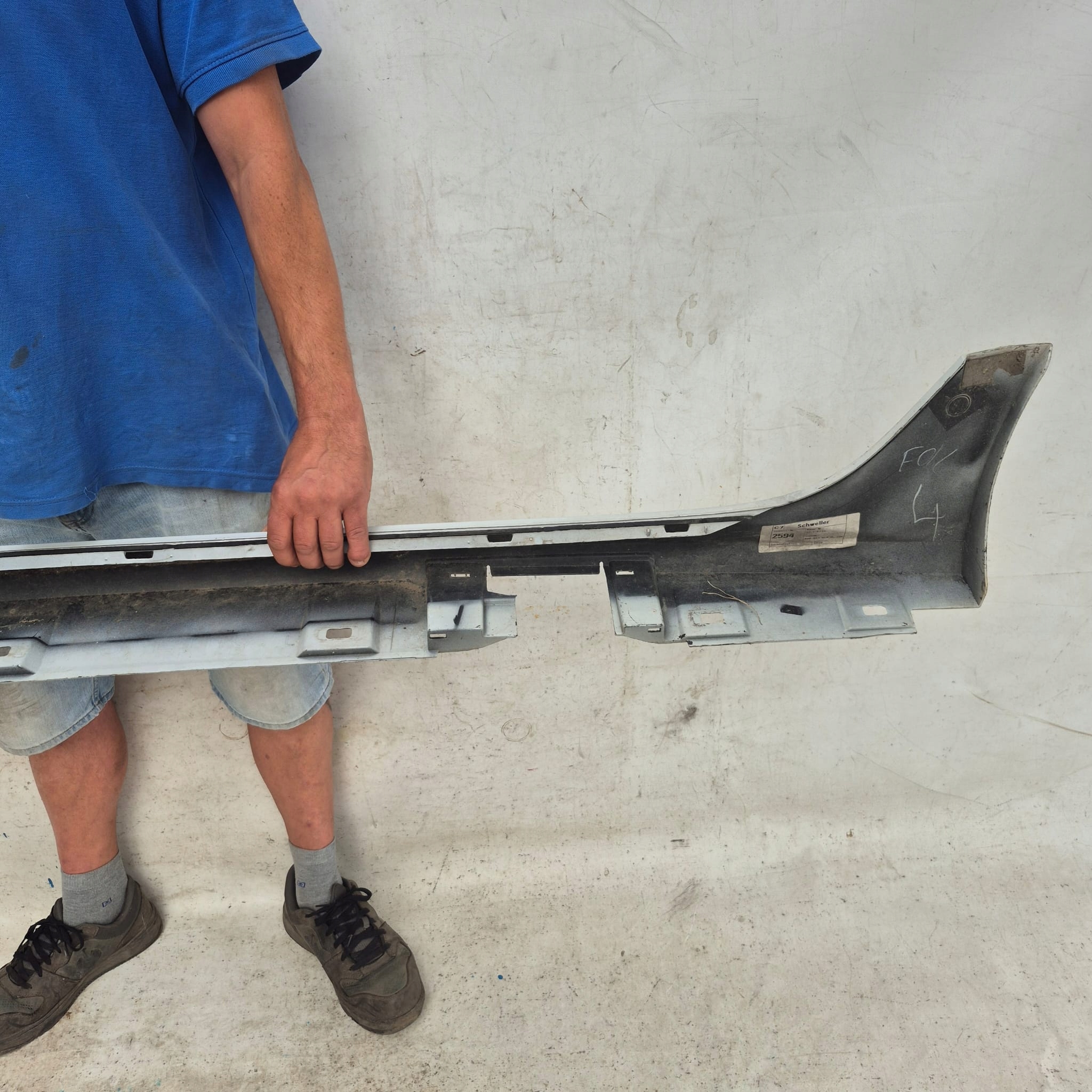 AUDI A6 4G C7 LIFT S-LINE 14- moulding threshold right threshold right