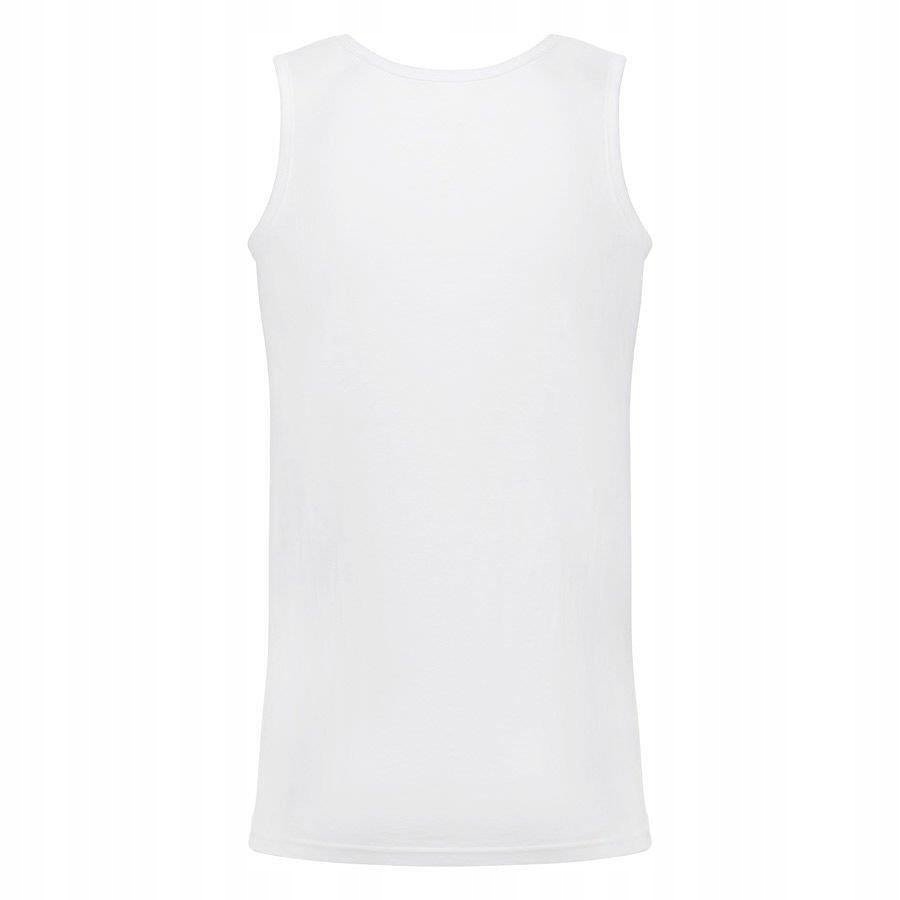 KOSZULKA NA RAMIĄCZKACH BOKSERKA MĘSKA TANK TOP FRUIT OF THE LOOM biała 4XL Model Valueweight Athletic