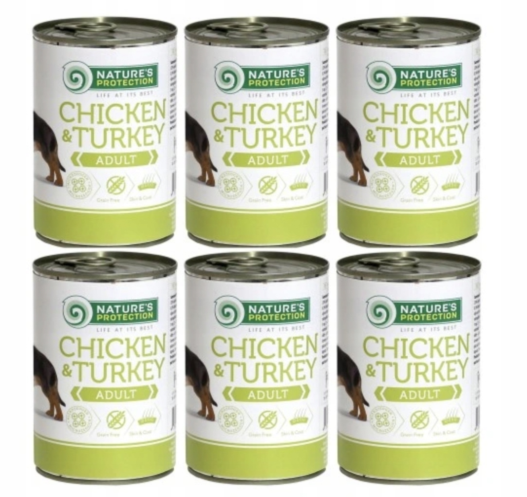 Nature's Protection Kuře a Krůta 6 x 400 g