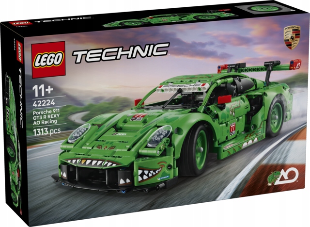 stavebnice Lego Technic 42224 Auto Porsche 911 GT3 R Rexy Ao Racing