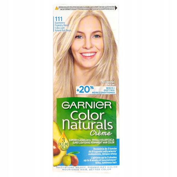 

Garnier farba do włosow 111 Jasny Popielaty Blond