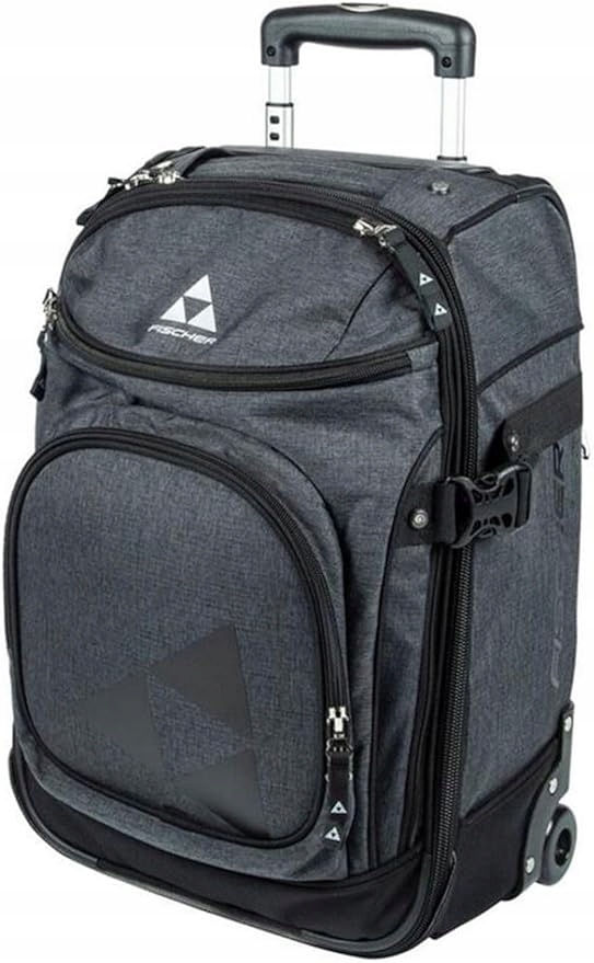 Torba Podróżna Fischer Fashion Trolley Na Kółkach 42L Szara Bagaż Podręczny