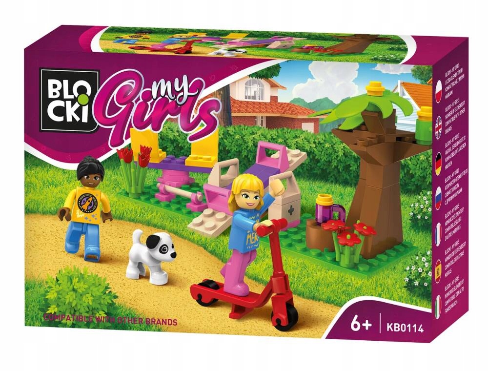 

Klocki Blocki MyGirls Spacer po parku