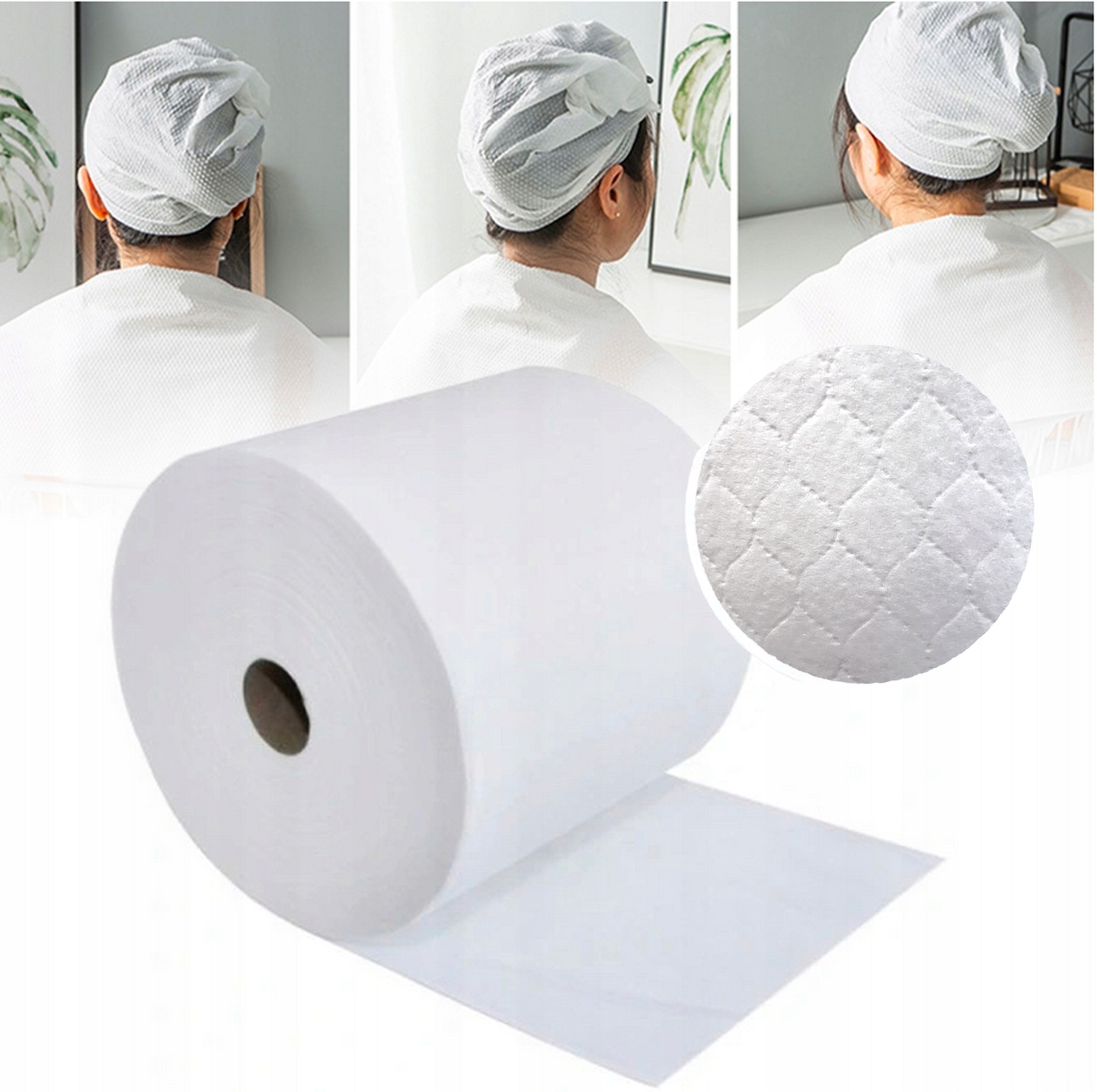 Kadeřnický Ručník Celulózově Netkaný Rolka Airlaid 1.4 kg