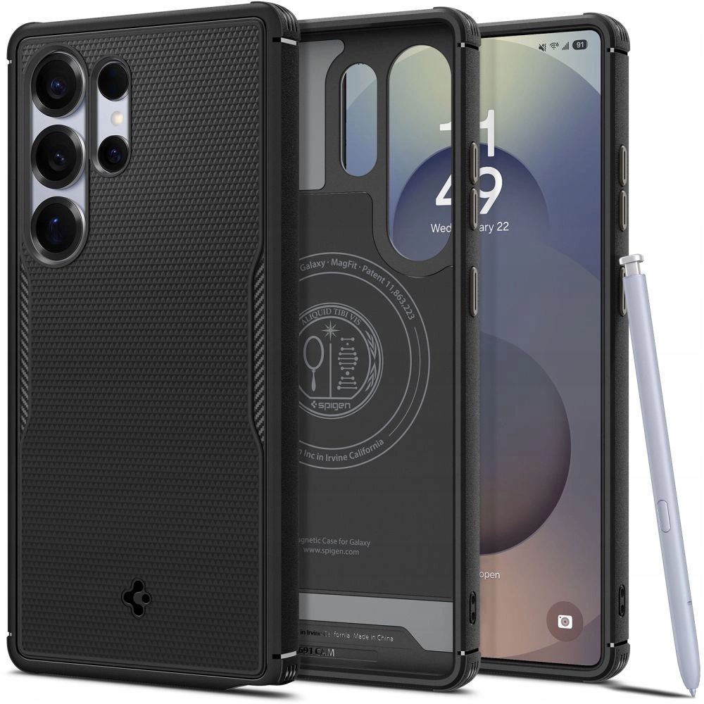 Pouzdro Spigen Core Armor Mag pro Samsung Galaxy S25 Ultra černé