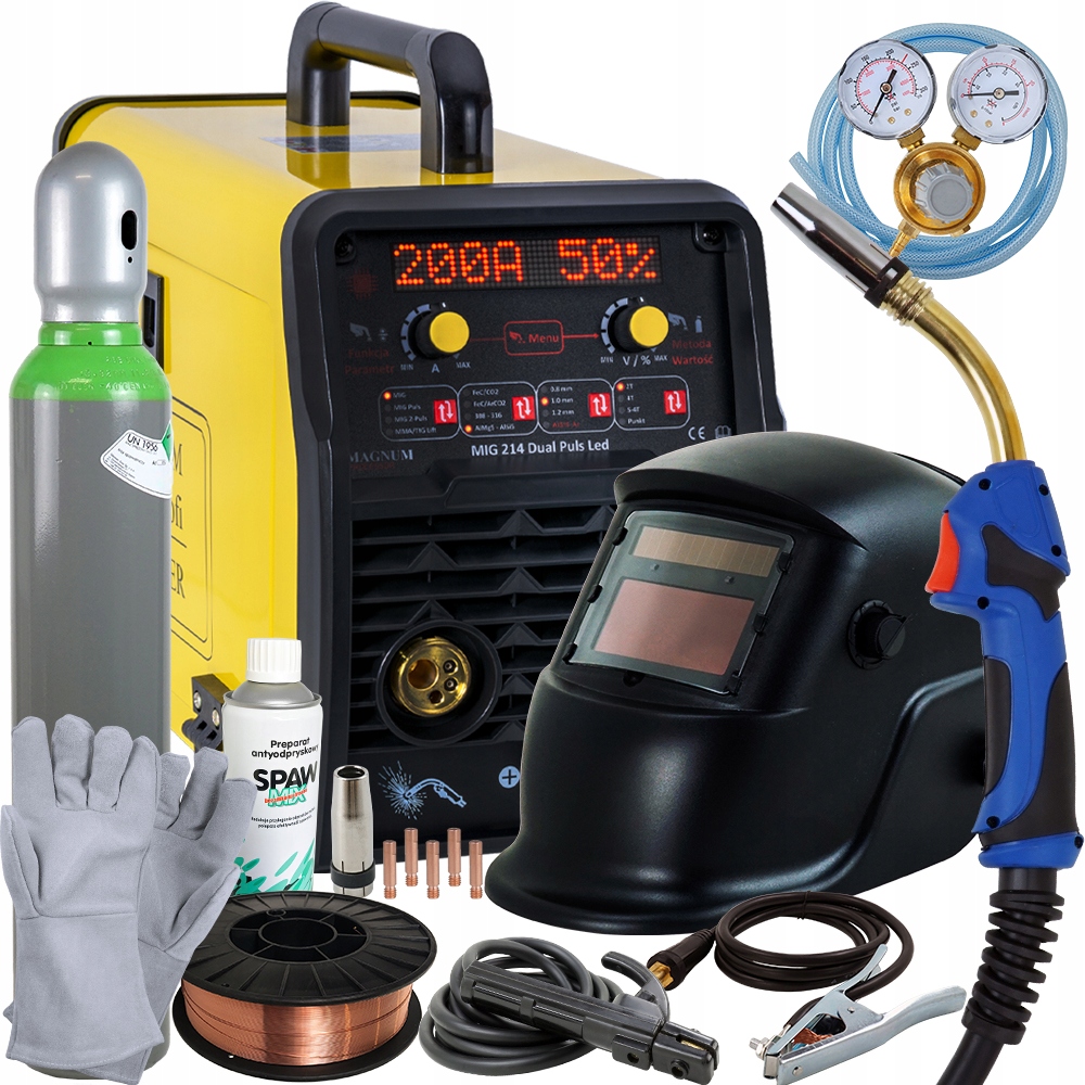 ЗВАРЮВАЛЬНИЙ АПАРАТ MIGOMAT MAGNUM MIG 214 DUAL PULSE SYNERGIA