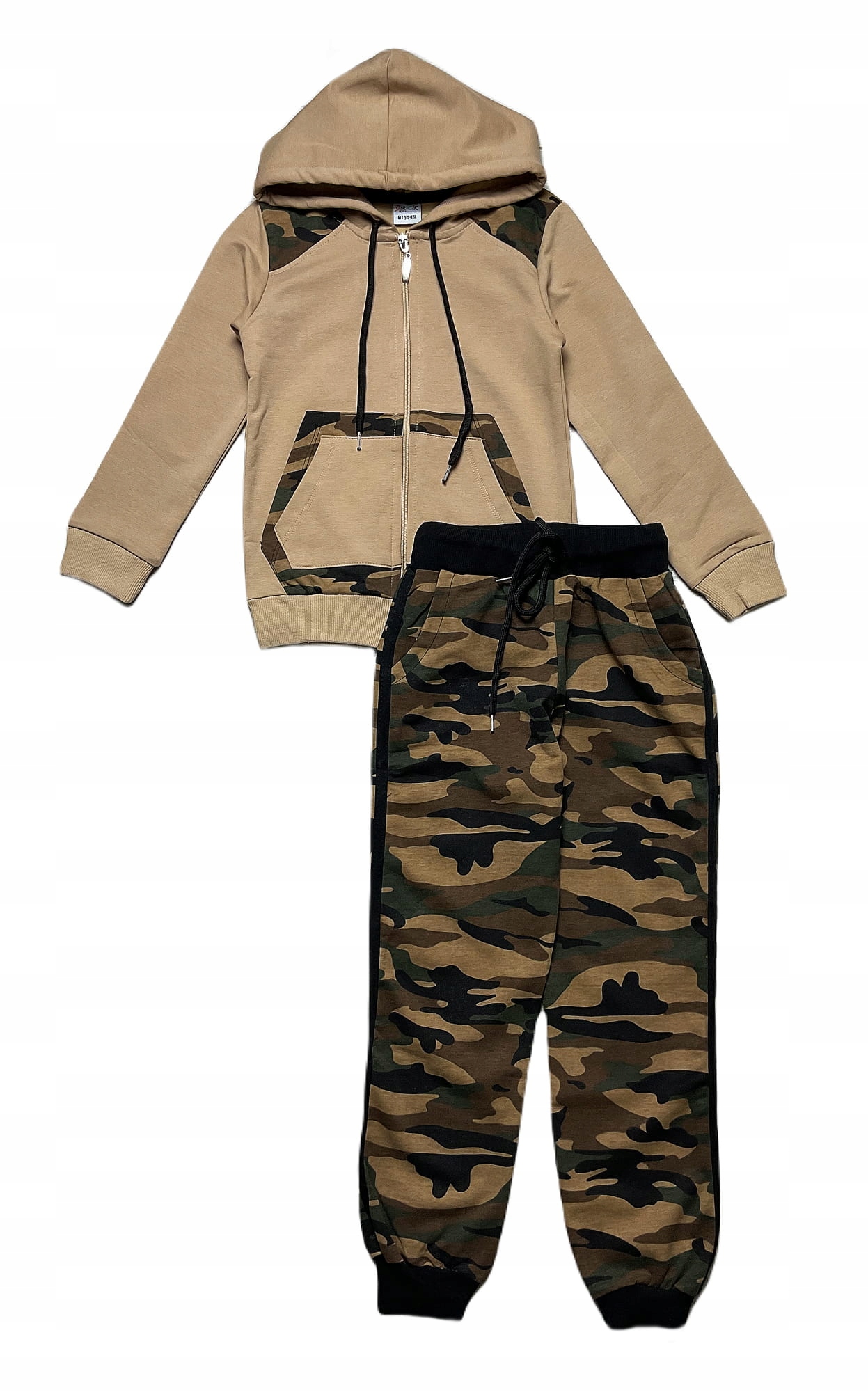 

Dres chłopiecy dziecięcy moro bluza spodnie r140