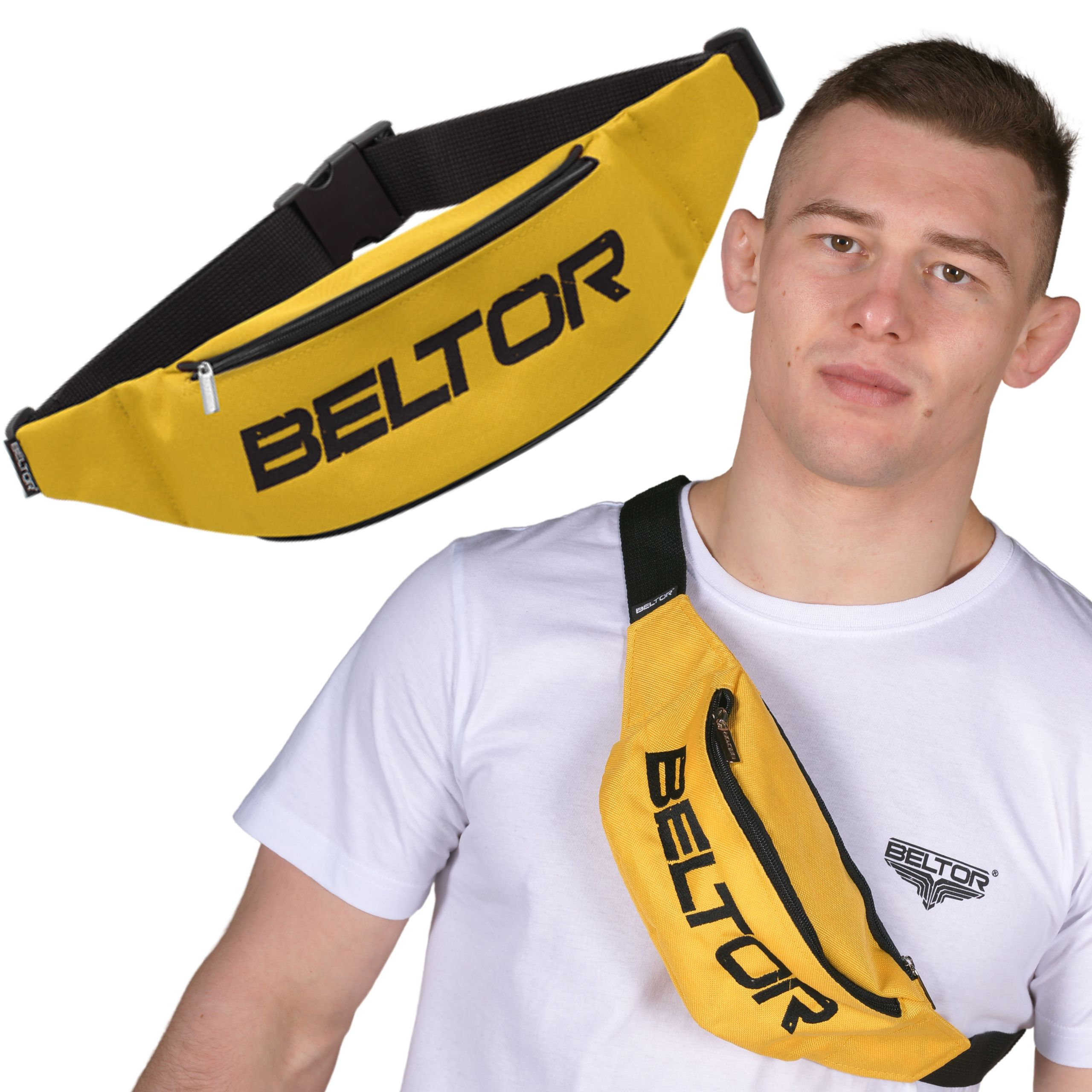 BELTOR SASZETKA NERKA BIODROWA SPORTOWA MOTION YELLOW ŻÓŁTA TOREBKA