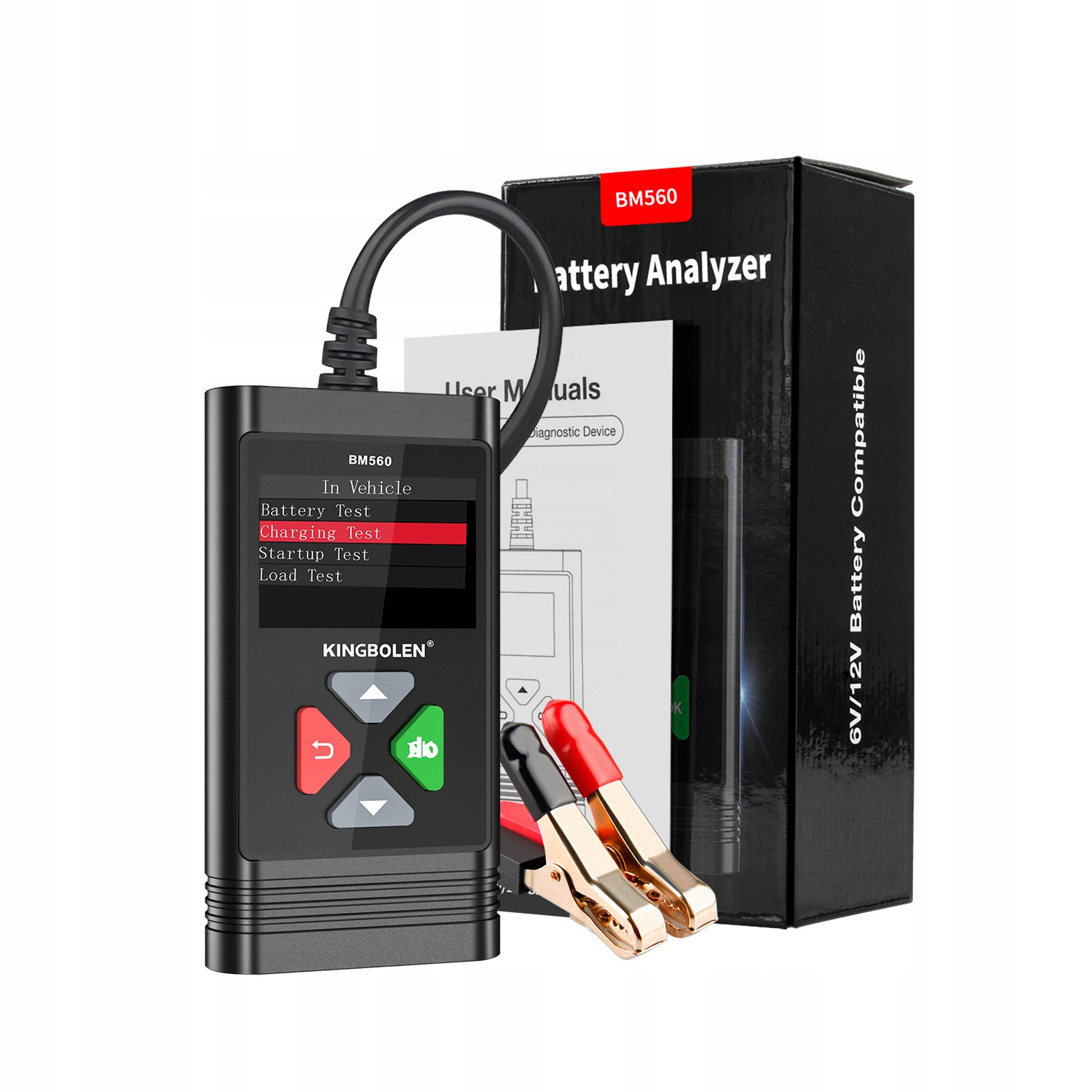 ТЕСТЕР БАТАРЕИ КИНГБОЛЕН БМ560 6В 12В RU