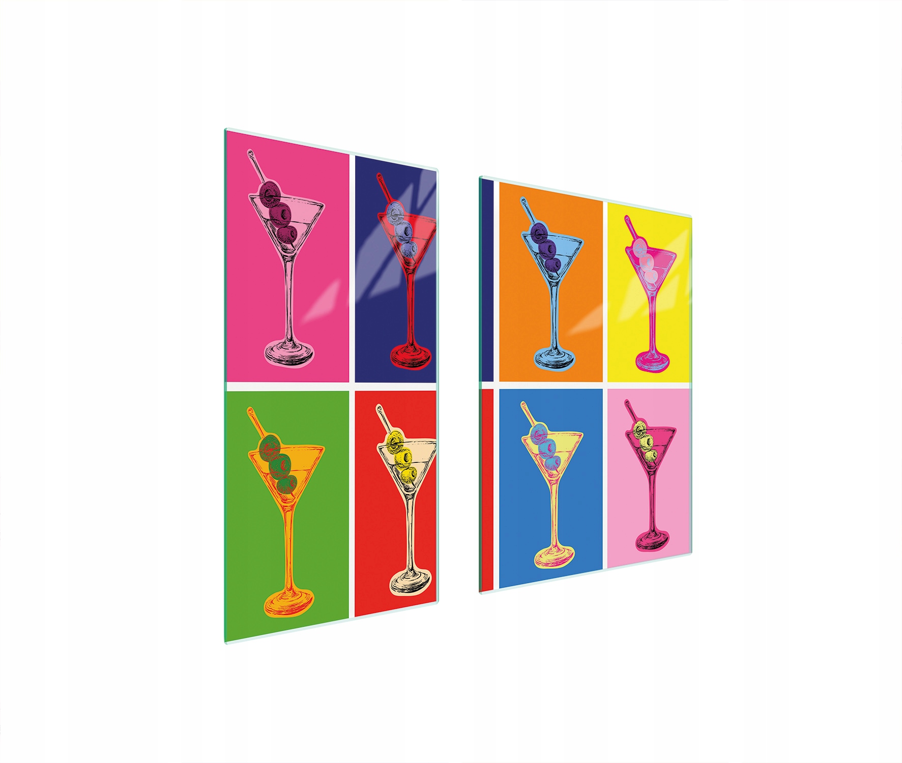 Skleněná Ochranná Deska 75x52 Barevné Tvrzené Sklo