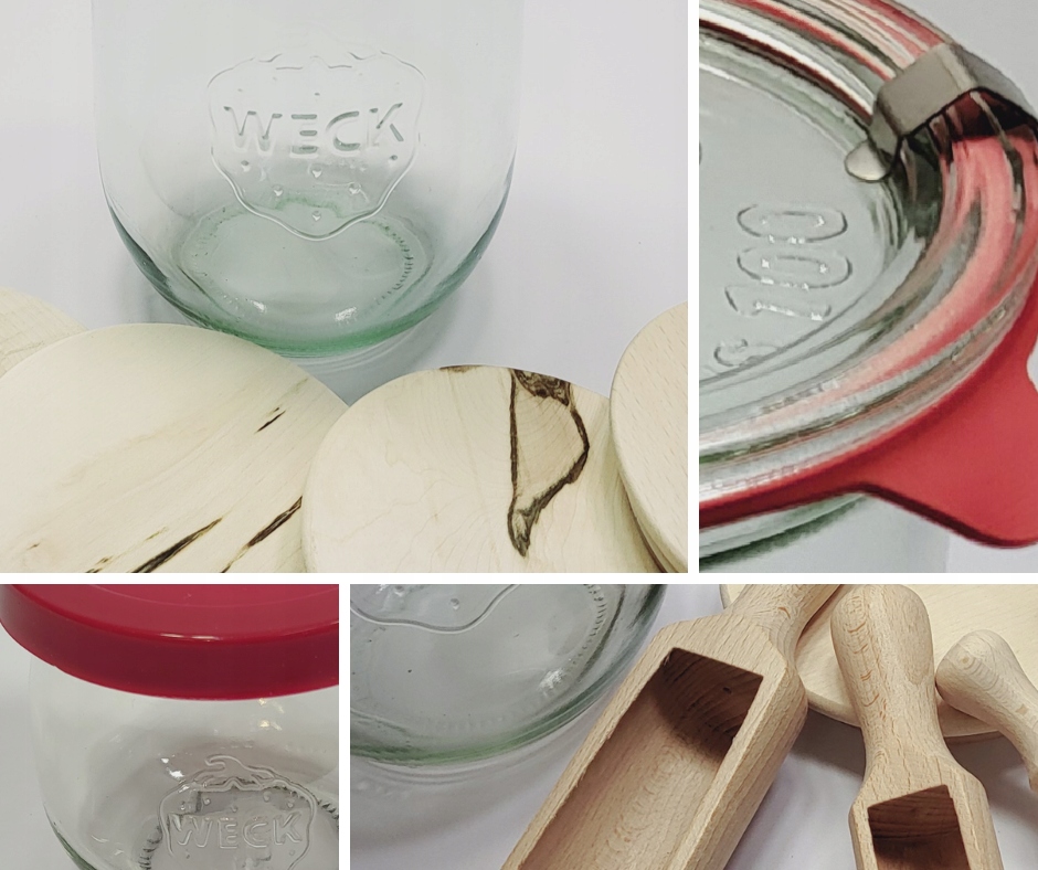 Słoik Weck /szklane wieko słoik 1l CYLINDER Rodzaj słoiki i zakrętki