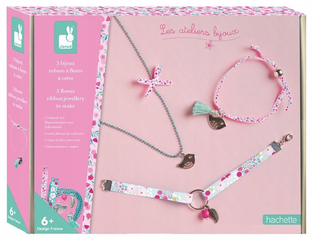 

Bransoletki Wstążeczki zestaw do biżuterii Janod