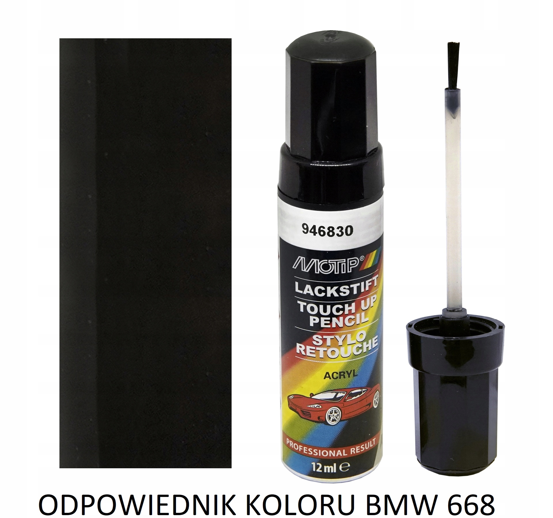 Lakier Sztyft Zaprawka Bmw 668 akryl 12ml