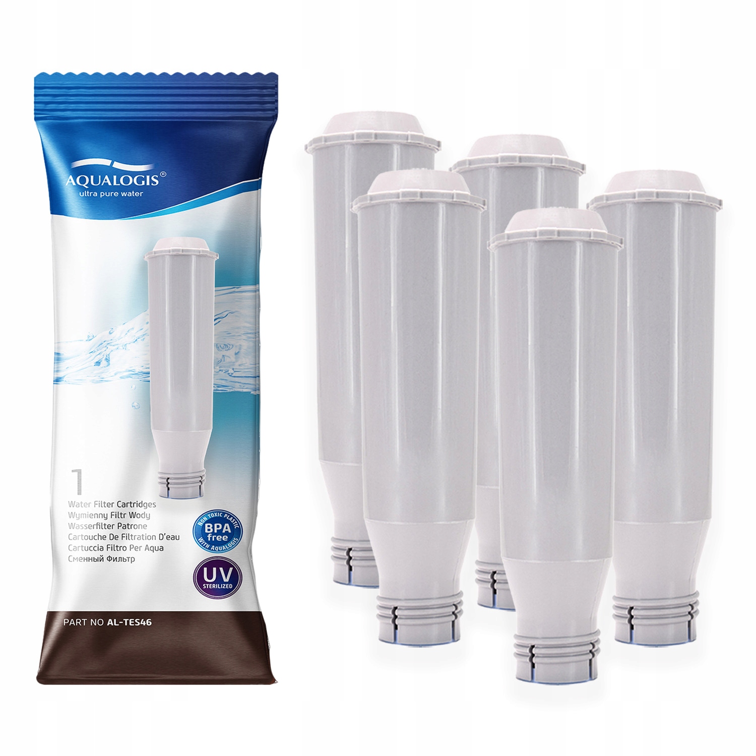 Filtr do kávovaru Krups, Nivona AL-TES46 Náhradní F088, NIRF701 5 ks