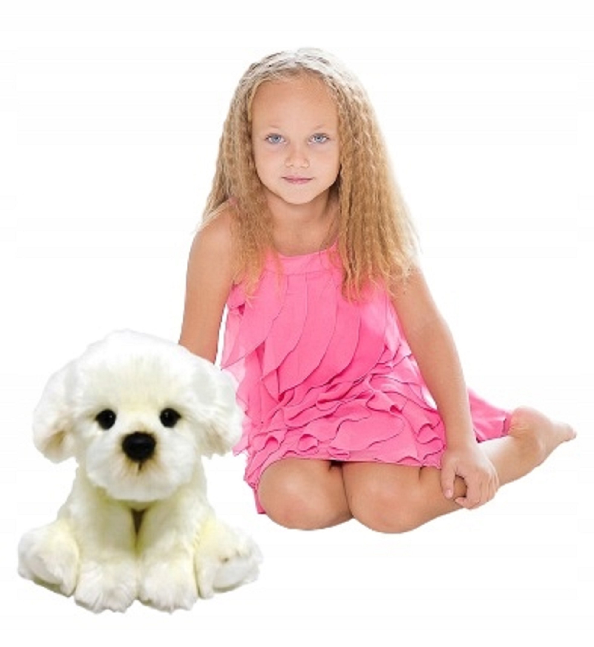 

Pluszak pies bichon biały Smily Play