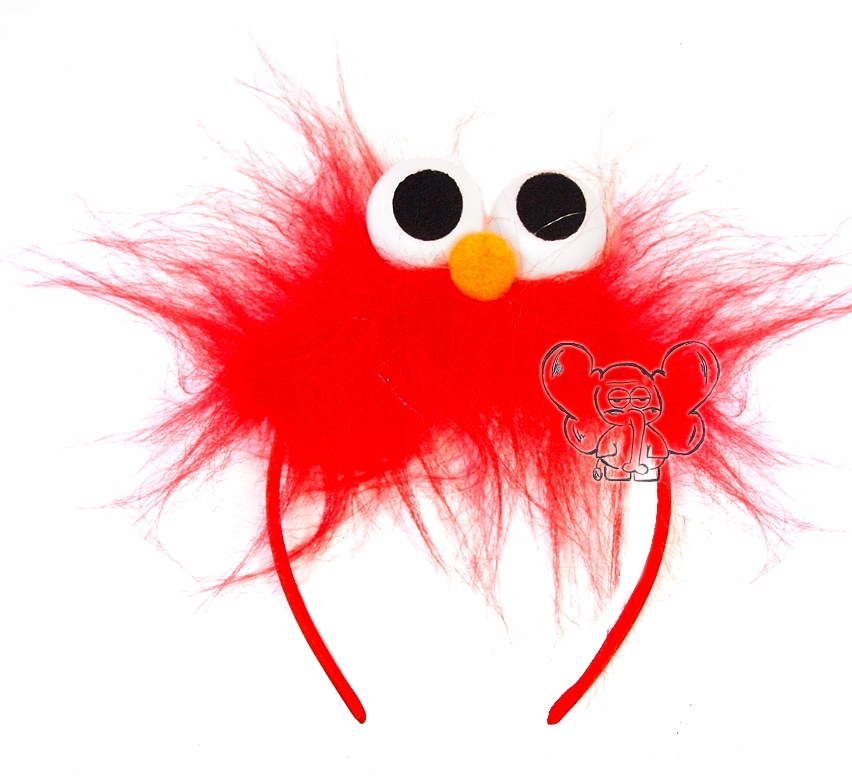 KOSTIUM STRÓJ ELMO ELMA ŚWIAT SEZAMKOWA 128 40cm Motyw elmo