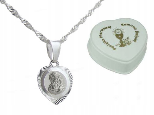 

Medalik Łańcuszek Mb Częstochowska Komunia Chrzest