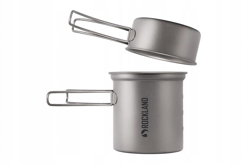 Ultralekki Zestaw Naczyń Menażka Turystyczna Harcerska Travel Pro Titanium