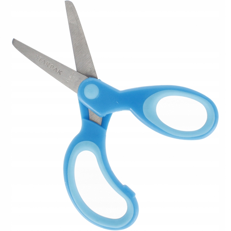 NOŻYCZKI SZKOLNE METALOWE okrągły czubek ERGONOMIC Wiek dziecka 0 +