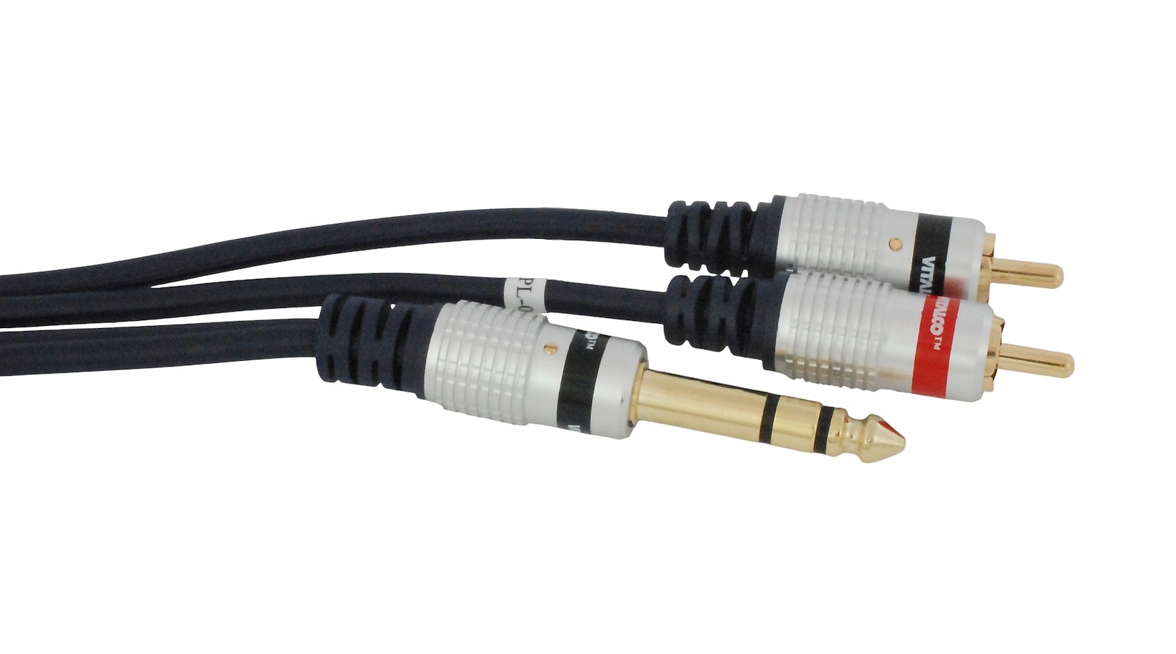 Kabel Jack 6,3 Stereo Konektor 2x Rca Cinch Konektor Vitalco 15,0 m