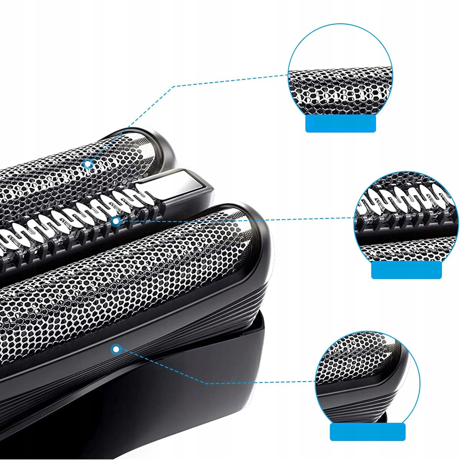 Głowica Do Golenia 21B Do Serii 3 i 2 Zestaw Zamiennych Głowic Waga produktu z opakowaniem jednostkowym 0.1 kg