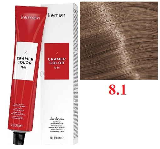 KEMON CRAMER COLOR farba do włosów 100 ml Nr 8.1