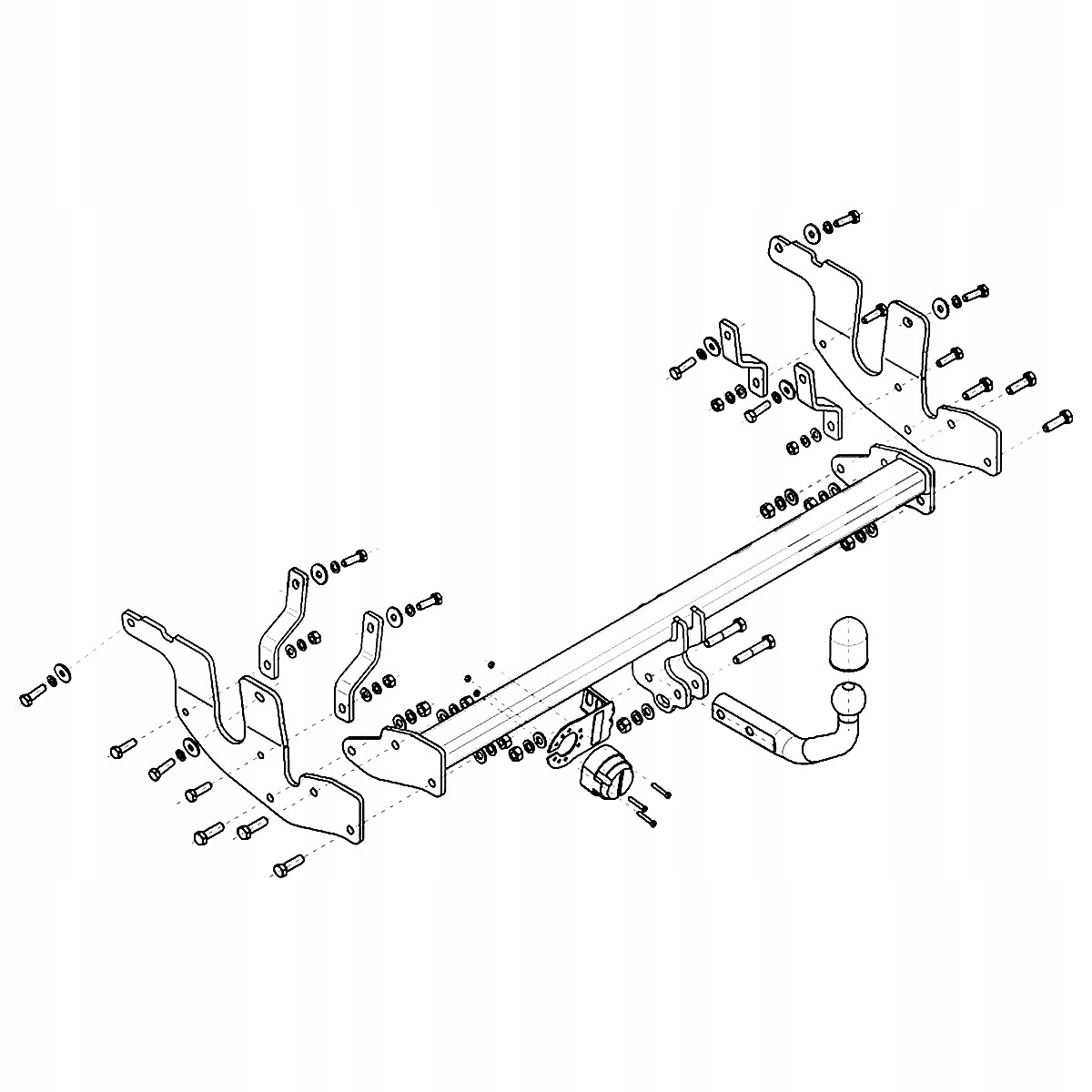 Hak holowniczy Ford Ecosport II FL 2 Crossover od 17 MODUŁ WIĄZKA 13 PIN Producent Steinhof