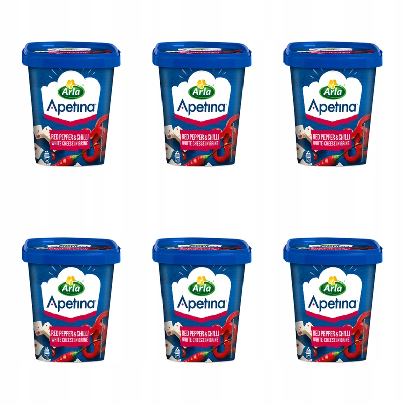 Apetina v kostkách Červená paprika a Chilli 410 g/200 g X6